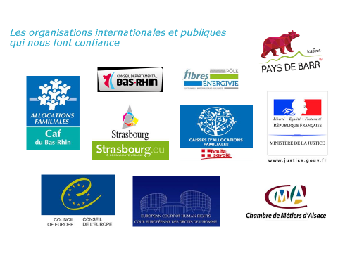 les organisations internationales et publiques qui nous font confiance